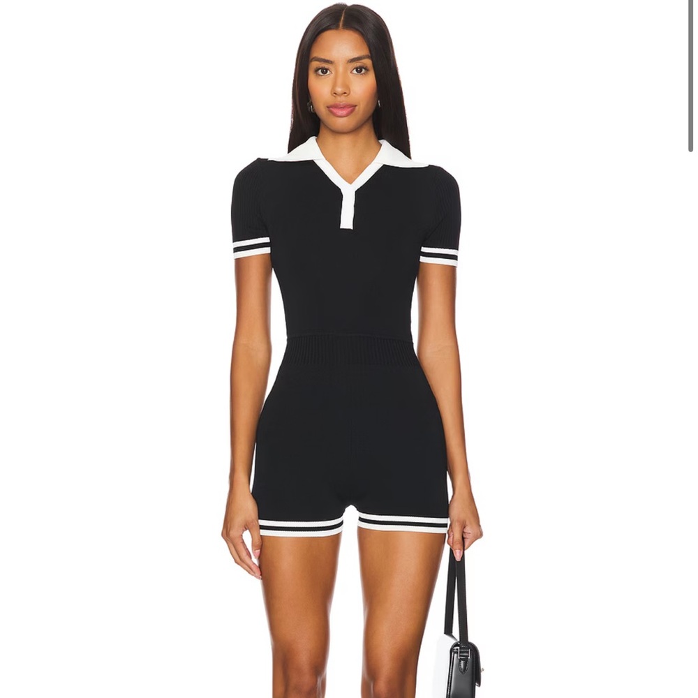 NWT Black & White Romper